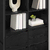 Kreveta 2 pcs Crni hrast 81 x 36 x 150.5 cm Konstruirano drvo