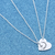 Ogrlice Duo Heart - Zlatna KP21120