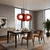Luster na sajli UMBRA 4xG9/8W/230V crvena