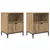 Noćni ormar s ladicama 2 pcs hrast artisan 49 x 36 x 61 cm