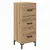 Highboard Umjetnički hrast 34,5 x 34 x 180 cm Konstruirano drvo