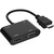 FAST ASIA Adapter konvertor HDMI na HDMI+VGA+MICRO+AUDIO