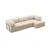 Atelier del Sofa Ugaona garnitura Comfort, 290 cm, Krem