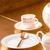 shumee Ambition Okrogel krožnik za sladico iz belega porcelana 16 cm