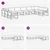 Set vanjskih sofa s jastukom 10 pcs Bijela i crna