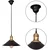 GH VISEČA STROPNICA RETRO LOFT LESTENC E27 LED