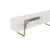 Hanah Home TV Komoda Serenity, 180x50x29.5cm, Belo-Zlatna