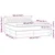 Vidaxl Box spring postelja z vzmetnico LED temno rjava 180x200cm blago