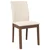 Vidaxl Jedilni stoli z blazinami 2 kosa Brown Solid Wood Rubber