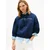 TOMMY HILFIGER Majica temno modra/bela
