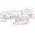 Set vanjskih sofa s jastukom 8 pcs Prirodna i svijetlo siva