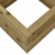 Vrtna sadilica 40x40x23 cm od impregnirane borovine