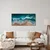 Slika oceanska pena in peščena obala - 120x60