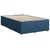 Vidaxl Box spring postelja z vzmetnico moder 120x200 cm blago