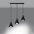 Sollux SL.0986 - Luster na sajli TALEJA 3xE27/60W/230V crni