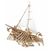 Ugears 3D lesena mehanska sestavljanka Jadrnica Merihobus (trimaran)