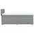 Vidaxl Box spring postelja z vzmetnico svetlo siva 80x200 cm blago