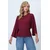 Trend Alacati Stili Ženska bluza Alc-X14598, Bordo