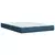 vidaXL vidaXL Box spring postelja z vzmetnico modra 140x200 cm blago, (21305368)