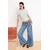 Trendyol Milla Ženska majica TWOSS26TS00075, Bela