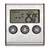 aptel Digitalni LCD inox kuhinjski termometer do 250°C sonda 100cm