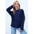 Trend Alacati Stili Ženska bluza Alc-X14391, Teget