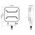 KAMAR LED delovna luč 15W, 1500lm + LED trak, 12/24V, IP67, 1+1 gratis! [L0184]