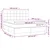 vidaXL Box spring postelja z vzmetnico temno siva 160x200 cm blago