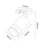 Šinski monofazni reflektor Tl23461, 1xGu10, Crni