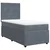 Vidaxl Box spring postelja z vzmetnico temno siva 80x200 cm žamet