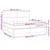 Krevet box spring s madracem LED sivi 200x200cm od umjetne kože