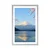Plakat s paspartujem razgled z jezera na Fuji - 20x30 silver