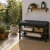 Hanah Home cipelarnik Lotus, 30 cm, antracit