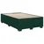 Vidaxl Box spring postelja z vzmetnico temno zelena 120x200 cm žamet