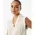 Mexx Ženska bluza MF006103161W, Kratki rukav, Prljavo bela