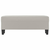 Klupa svjetlosiva 100 x 35 x 41 cm od mikrovlakana