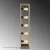 Opviq Podna lampa Kafes 13745, 21 x 21 x 102 cm, 250 cm Kabl, E27, Zlatne boje