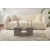 Hanah Home Klub sto Sanctuary, 110x41.5x45cm, Sivi