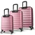 MyValice Set kofera 6421, 3 dela, Rose Gold