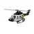 slomart Policijski set vozil s lučmi in zvoki (helikopter, avto, motor)