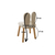 Hanah Home Dečija stolica Bunny Chair, 30x30x25, Bela