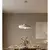 Luster na sajli KIVI 1xE27/15W/230V beli