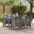 Vrtna stolica 4 pcs Svijetlo siva 53 x 49 x 85 cm Polipropilen