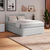 Boxspring Krevet Mira 120/200 cm , boja škriljca