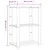 Stalak za pohranu 3 razina sivi 60x38x90 cm masivna borovina