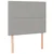 Vidaxl Box spring postelja z vzmetnico svetlo siv 100x200 cm blago