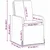 Vidaxl Jedilni stoli 2 szt. Temno rjava 57 x 67 x 98 cm blago