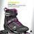 Rollerblade ZETRABLADE W, ženski roleri, crna 86B0751480