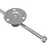 Užitna šipka za šarku 12 pcs Srebrno 190 mm Metal
