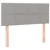 Vidaxl Box spring postelja z vzmetnico svetlo siva 90x190 cm blago